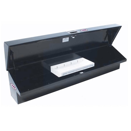Rki 50STSB 50 in. Slant Top Steel Side Box, Black RKI50STSB